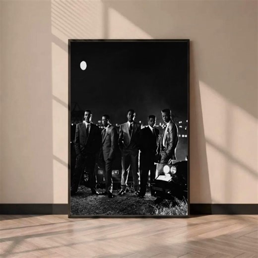 New Edition Band Wall Art Poster, Black & White Print, Bobby Brown Bell Biv Devoe Decor - Etsy