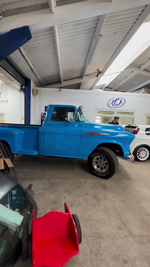 4.3K views · 18 reactions | Beast! 1955 Chevy getting in place to be auctioned the 1st weekend of April, 2023. Details here --> https://bit.ly/1955Chevrolet | Custom & Unusual Cars For Sale UK | Facebook