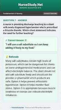 Fundamentals of Nursing NCLEX Questions with Rationales | NGN 2026 Practice & Nursing School Review
