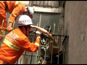 Firefighters Rescue Teenager with Arm Impaled on Metal Railings in Beijing