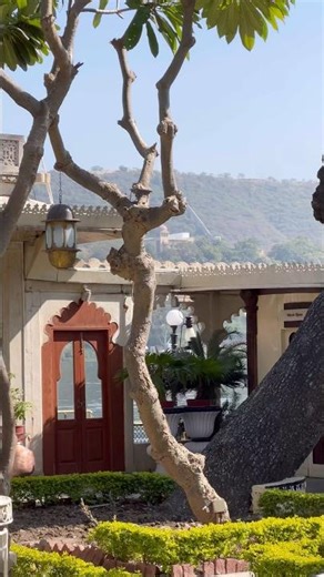 Exploring the gardens of the Lake Palace 🇮🇳🌿