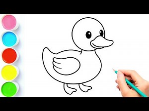 How to Draw a Duck | How to Draw Duck Easily | Duck Drawing | Draw Smart