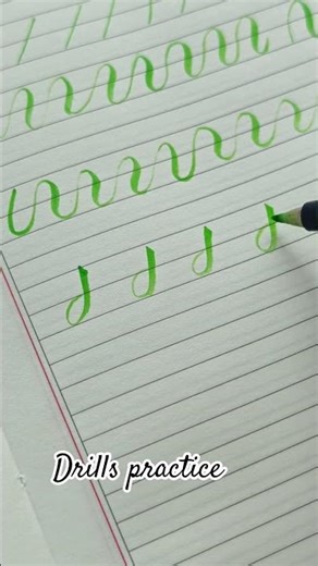 Basics Calligraphy Strokes. #practicemakesperfect #dailypractice #calligraphyguide #tutorial #artist