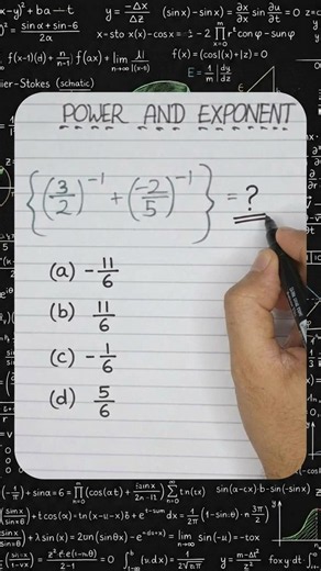 Can you solve this Power and Exponent problem without making a mistake? 🧠✨#maths #mathstrick #cbse
