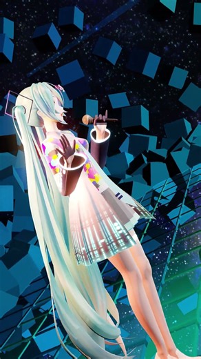 カメラ付きTell Your Worldショート3/5 YYB式初音ミク10th【MMD/4K60fps】#MMD #YYB式 #Tell Your World #初音ミク #HatsuneMiku