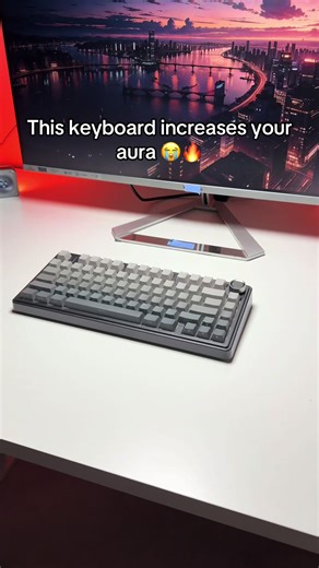 The new gaming keyboard I’m using 🔥👌🏽 @Aula F75 #gamingkeyboard #minimalism #aulaf75 #mechanicalkeyboard #deskgoals