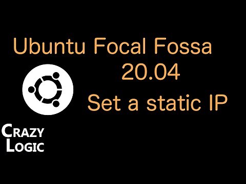 #33 - Ubuntu 20.04 set a Static IP with netplan