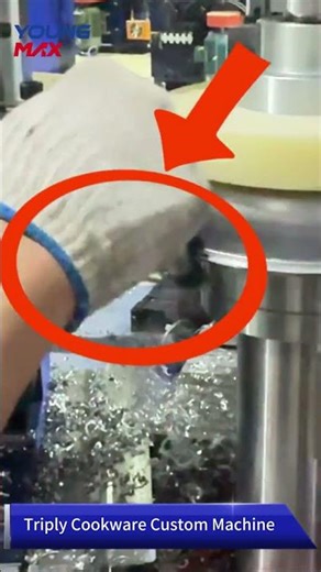 Triply Cookware Custom Trimming Machine | Multi-Angle Edge Finishing | Factory Solution