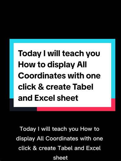 AutoLISP Magic: Extract & Export Coordinates to Excel!