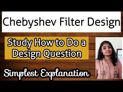Chebyshev Filter Design| finding the order of Chebyshev Filter|Digital Signal Processing