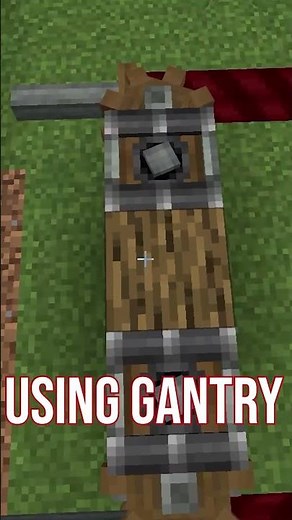 How to make the #create Mod Gantry Shaft move back and fourt - #minecraft #shorts