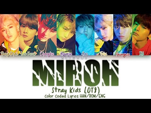 Stray Kids – MIROH (OT8 Ver.) Color Coded Lyrics HAN/ROM/ENG