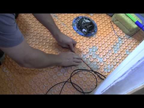 In-floor Heating Cable Installation