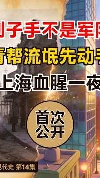 原来四一二刽子手不是军队 | 历史课本没说的 | 近代真相