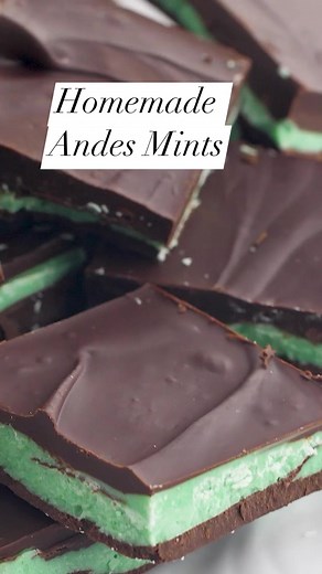 1K views | Recipe: https://www.servedfromscratch.com/homemade-andes-mints/ The perfect holiday candy to make or homemade gift for the chocolate mint lover in your life! | Served From Scratch | Facebook