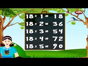 Maths Times Tables | Times Tables For All | Times Tables Practice | Multiplication Table of 18