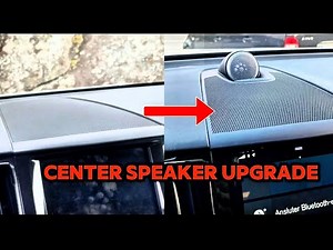 Center Speaker install Volvo XC60, XC90, S60, V60, V90, S90 (Upgrade Base Audio)