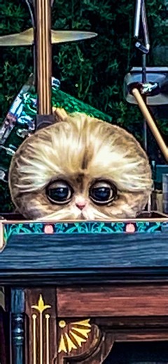 The Place Cachee Jazz Band with their Puffskein Plume. @universalorlando #wizardingworldofharrypotter#ministryofmagic#epicuniverse #universalorlandoresort #harrypotterfan