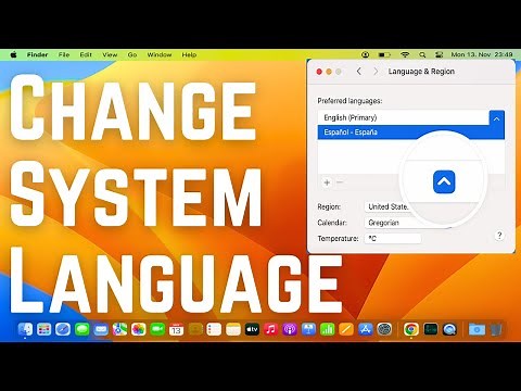 How to Change System Language on Mac / macOS