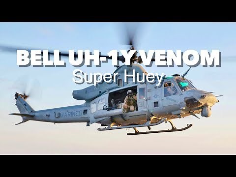 The Bell UH-1Y Venom Utility helicopter