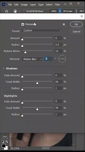 Easy Trick to Fix Motion Blur in Photoshop #photoshop #tutorial