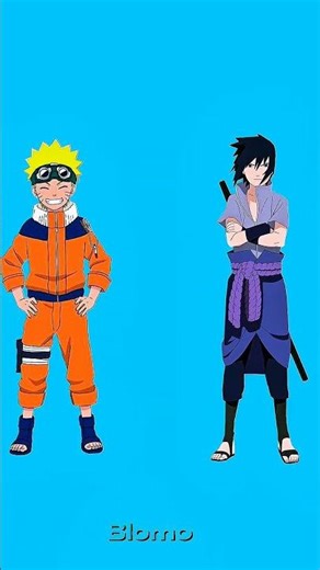 "Naruto vs Sasuke Evolution" 🤔 #anime #animeedit #naruto