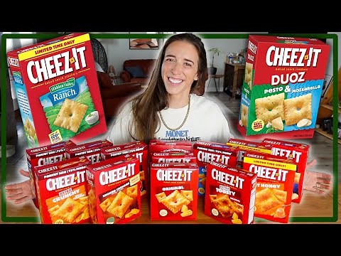 Cheez-Its Flavors Taste Test!