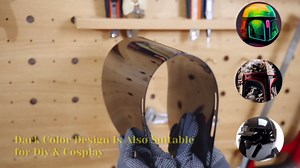 Feekoon 1 Pack Face Shield Replacement Lens with Helmet Pads, Tinted Full Face Shield Compatible with Hobart 770580, Replacement Foam Padding Kits for Welding, Grinding, DIY, Cosplay Helmet