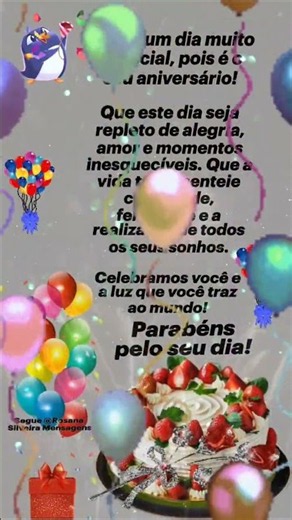 Feliz Aniversário 🎀 Uma Mensagem de Aniversário Linda e Emocionante! Para alguém muito especial!