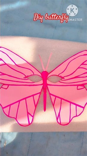 “DIY Butterfly Mask 🦋 Sirf Foam ya Paper se!” #shorts#diy#craft#youtubeshorts @PrincessKundu