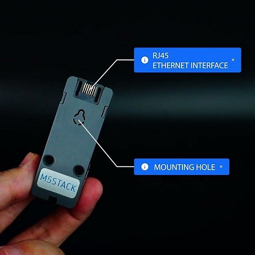 M5Stack Atomic W5500 PoE Base for M5Stack Atom Series #electronics #m5stack #atom #esp32