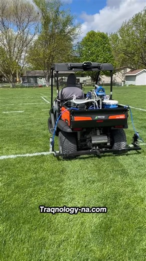 GPS mark FAST. Sportstraq GPS make your UTV a precision marking machine! #traqnology #gps #fyp #sportsturf | Todd Ford