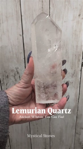 Mystical Stones | Crystal Shop Bracknell | Crystal Wellness | ✨ Unlock the ancient energy of Lemurian Quartz ✨ These rare, grooved crystals are said to carry wisdom and light from the Lemurian... | Instagram