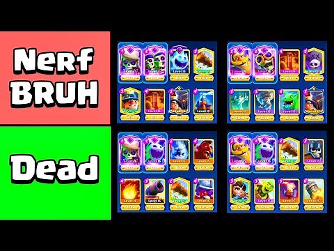 I *RANKED* the Best Decks in Clash Royale