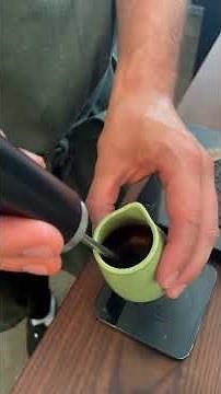 Creating Pre-prebatched Espresso Crema