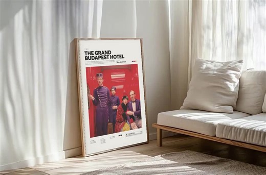 The Grand Budapest Hotel Movie Poster Wes Anderson Film Print Alternative Collage Poster Quirky Cinema Wall Art - Etsy UK