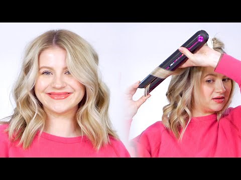 How To Curl Hair with NEW Dyson Flat Iron