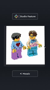Ever wanted to see your favorite photo reimagined in bricks? With the Mosaic feature in BrickLink Studio, you can transform any image into a pixel-perfect LEGO masterpiece. Choose colors, adjust details, and let Studio work its magic! 📸 🪄 What image would you turn into a mosaic? Drop your ideas below! 👇 ⬇️ Download BrickLink Studio: bit.ly/BL-Studio-Download 🔎 Check out the help page: bit.ly/BL-Mosaic #BrickLinkStudio #BrickLink #LEGOBuilder #StudioTips #DigitalBuilding #AFOL #MOC | BrickLin
