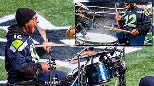 92K views · 2.3K reactions | It’s Blue Friday! Enjoy this performance of Smooth Criminal with guest drummer Nate Morton from The Voice as we collectively throw down on our Pearl Drums #GoHawks #BTDrumline | Seahawks Blue Thunder Drumline | Facebook