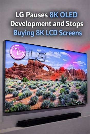 LG Pauses 8K OLED Development
