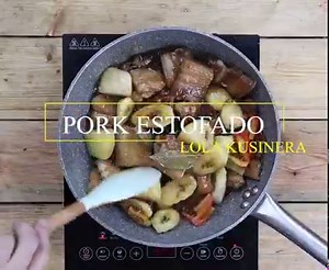 How to cook a delicious Pork Estofado the easy way. Pork Estofado is one of my favorite Filipino Pork recipe. I love the tangy combination flavor of pork simmered in pineapple juice, vinegar, soy sauce, garlic, sugar and more. This is a must try recipe for everyone to enjoy and great for special occasion. Full recipe here - https://lolakusinera.com/pork-estofado/ Ingredients 2 lbs. pork meat, cut into serving size (liempo or pork) 1 large potato, cut into 4 2 cooking banana (saba or plantain ban