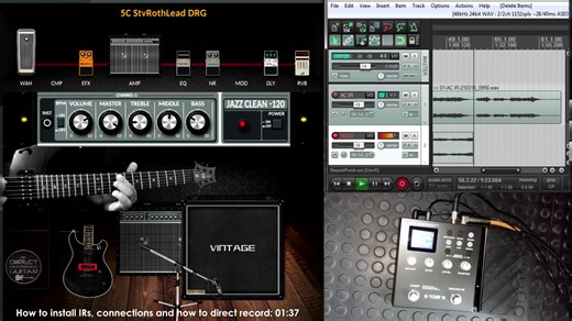 NUX MG300-大师音色的调节演示（评论区会有音色设置文件免费下载哦！）2022年8月更新
