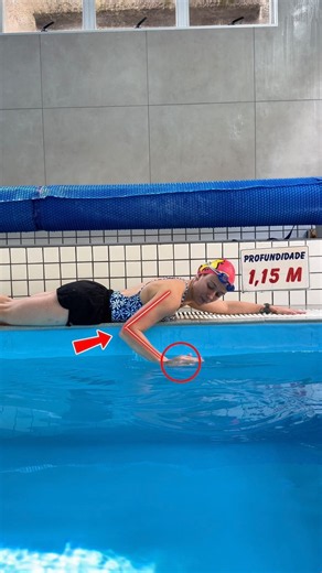 Braçada de CRAWL #shorts #swimming #swimtechnique