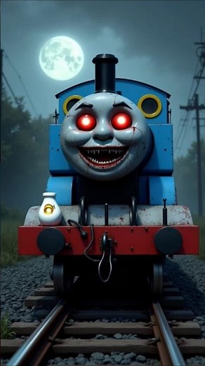 Horror Thomas and Friends | Scary Thomas and Friends | Bhoot #shorts #ghost #cartoon #fyp #viral