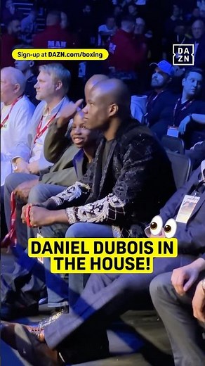Daniel Dubois is here for Joyce vs. Hrgovic 👀