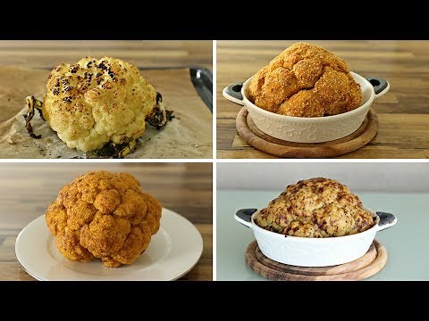 Whole Roasted Cauliflower – 4 Delicious Ways