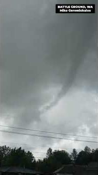 Funnel cloud forms in Battle Ground