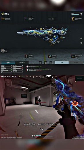 DMZ丨RAM-7 - Nebula's Brush #cod #codm #SnakeCODMYT