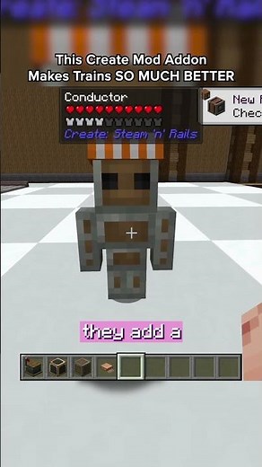 THIS CreateMod Addon Makes Trains WAY Better #minecraft #createmod