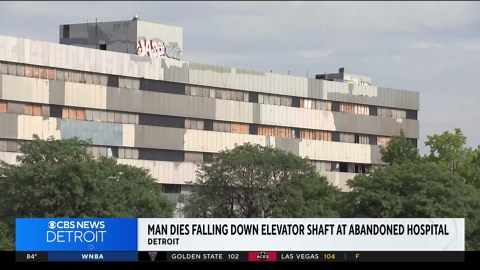 Man dead after falling down elevator shaft at abandoned Detroit hospital